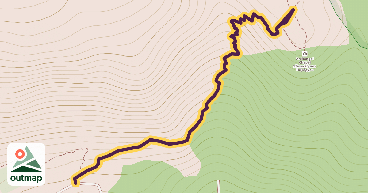 Map of Corfu Trail
