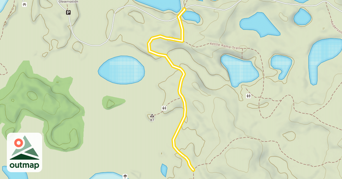 Map of Big Woods Loop