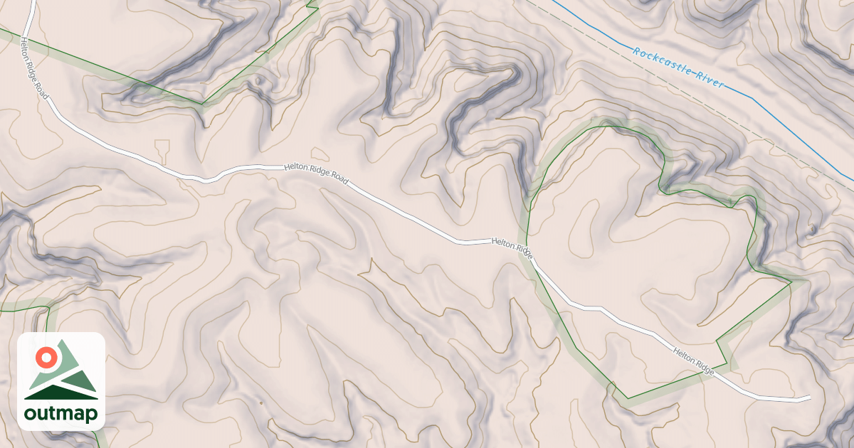 Map of HELTON RIDGE