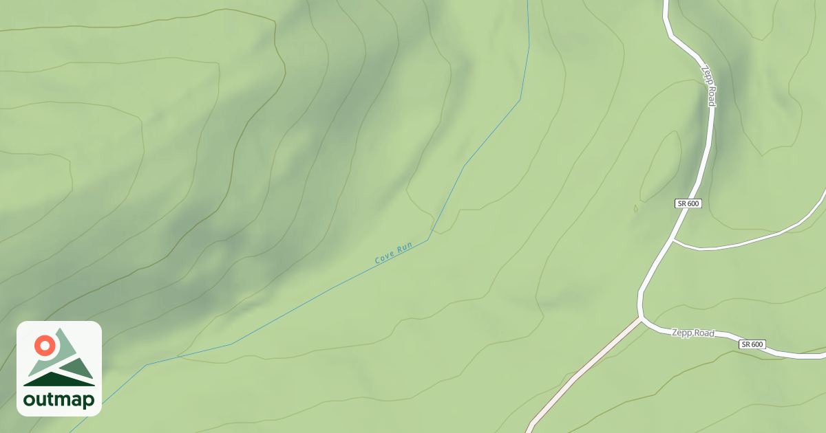 Map of COVE RUN