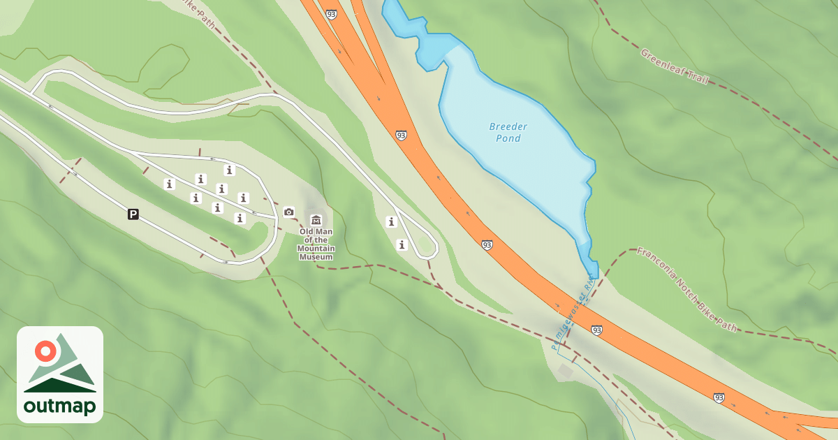 Map of bike path