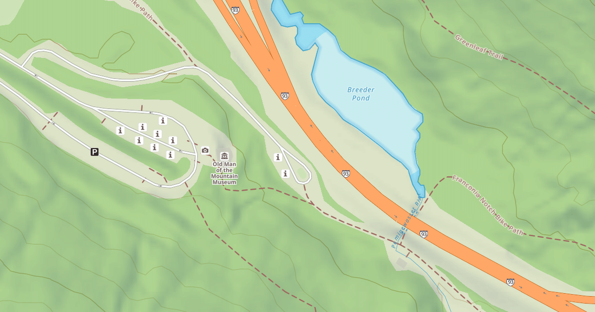 Map preview of bike path