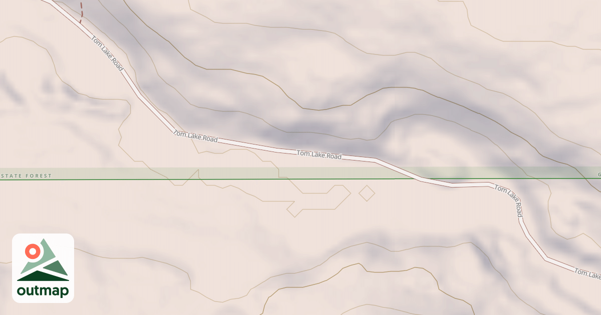 Map of Hovland Woods Trail