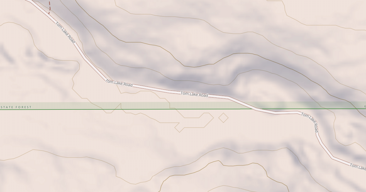 Map preview of Hovland Woods Trail