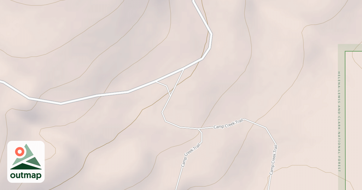 Map of BLOSSUM CABIN
