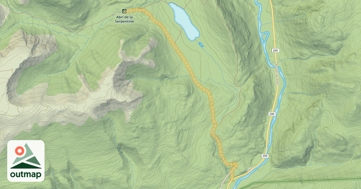 Map of Accès Serpentine