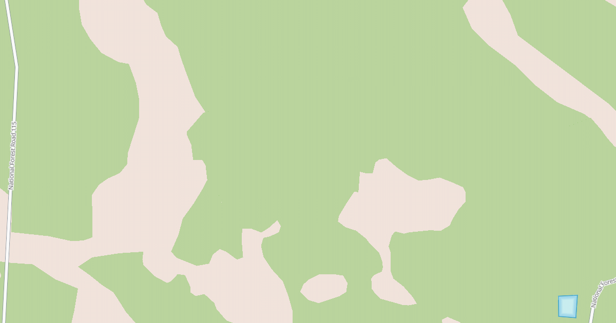 Map preview of USFS National Forest System Roads {494C5186-398D-4DD9-9EF4-C19F9A978669}