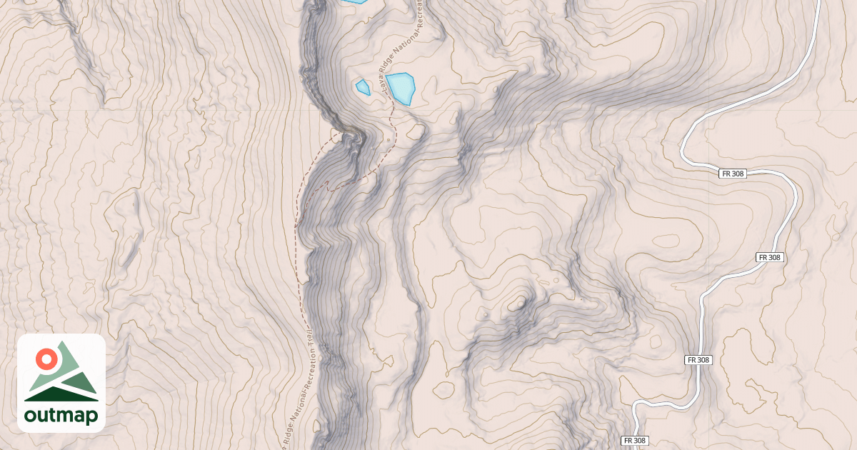 Map of Cirque Basin