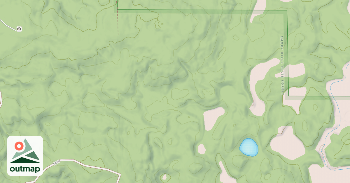 Map of Smoky Hills