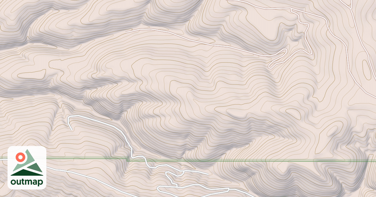 Map of COCOMBE CONN. SPUR