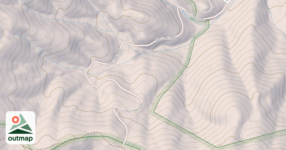 Map of RICE CREEK