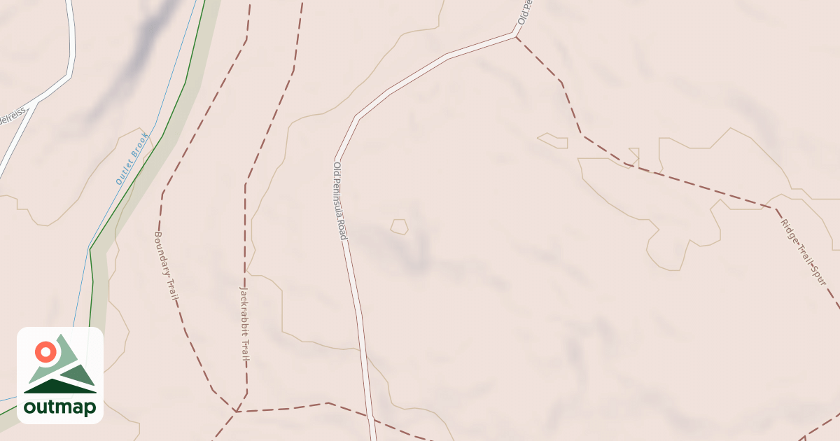Map of Peninsula Road
