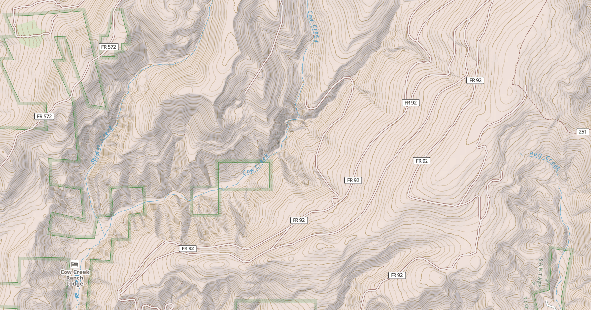 Map preview of USFS Motor Vehicle Use Map Trails 6490