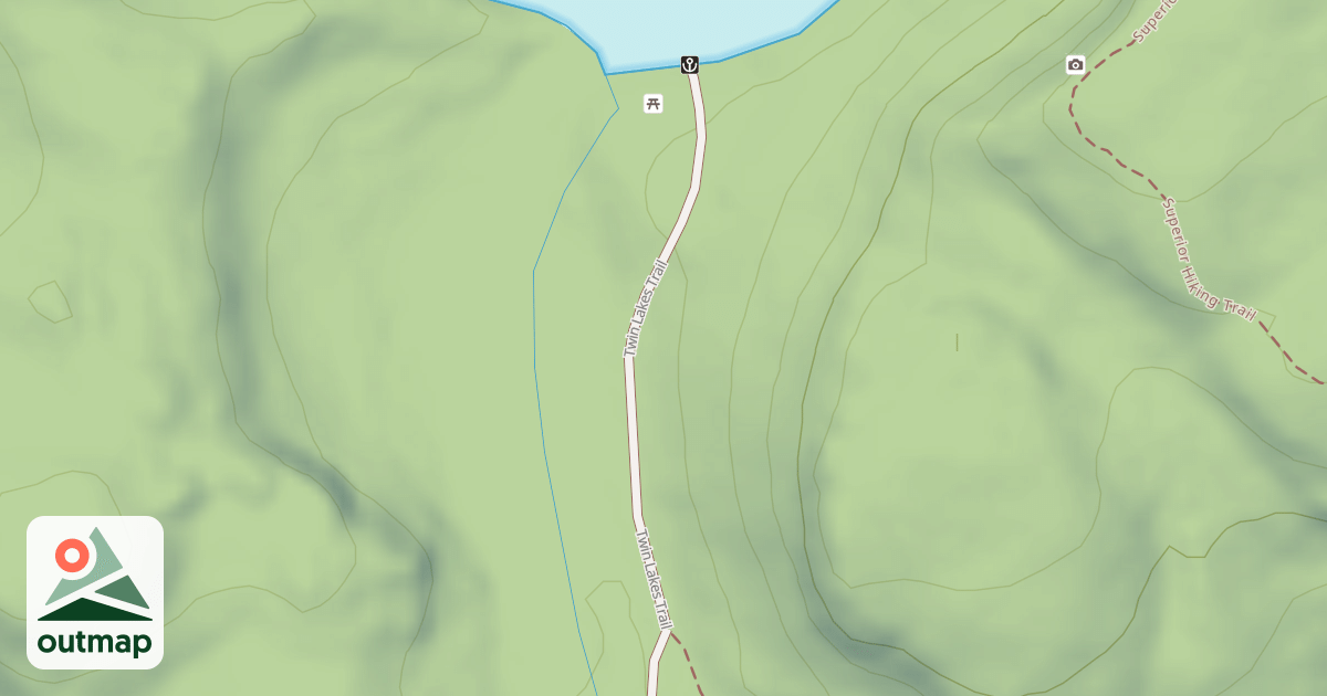 Map of Red Dot Trail System