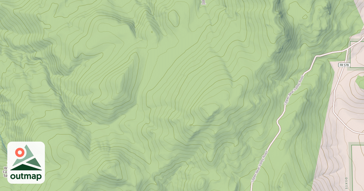 Map of USFS National Forest System Roads {7F11A58B-D416-4BF5-B523-6D8AFB488EC0}