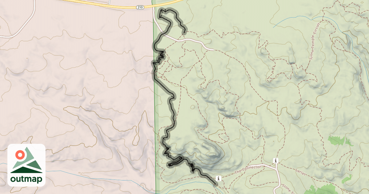 Map of Gold Rush