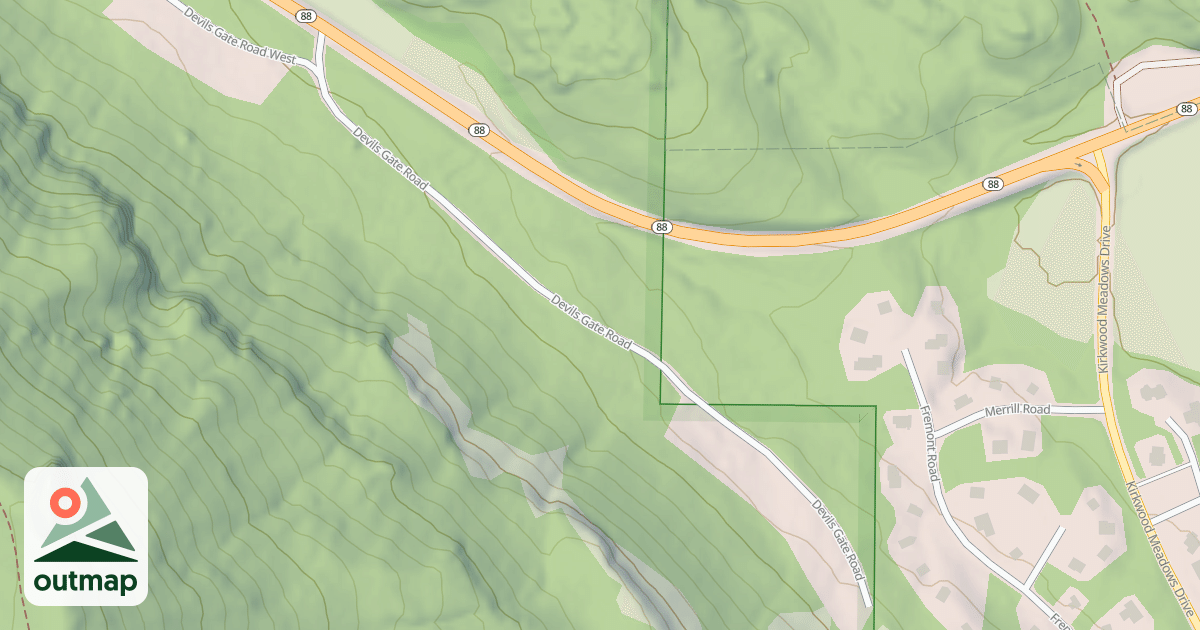 Map of DEVILS GATE SUMMER HOME