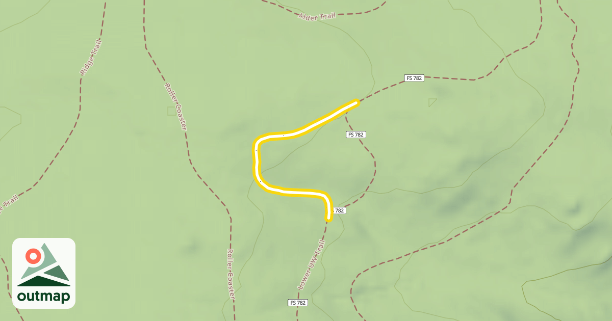 Map of Lower UW Trail