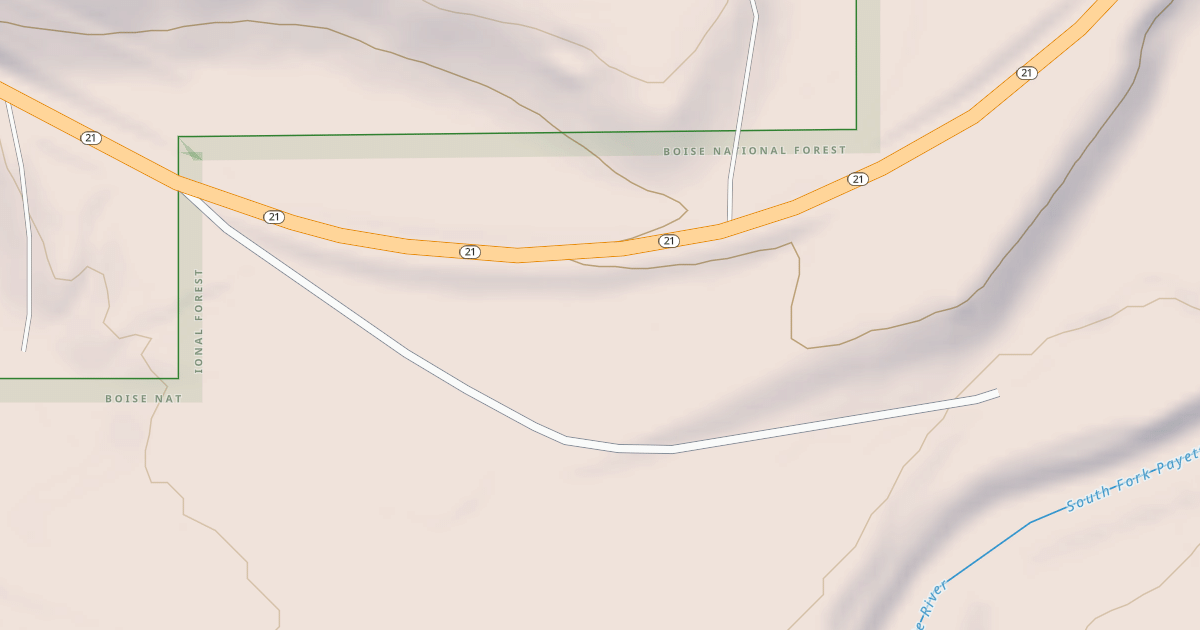Map preview of FIVE MILE FLAT