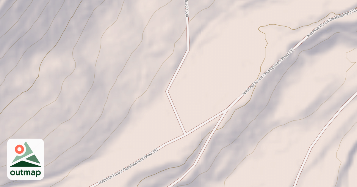 Map of BATTERY CREEK LION CREEK