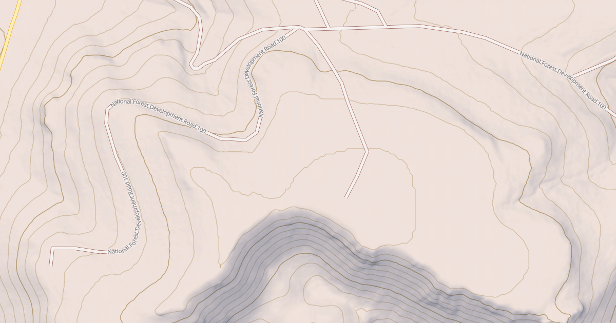 Map preview of USFS Motor Vehicle Use Map Roads {B9D9A449-DAC3-4AF3-B747-8CB07D871DFC}