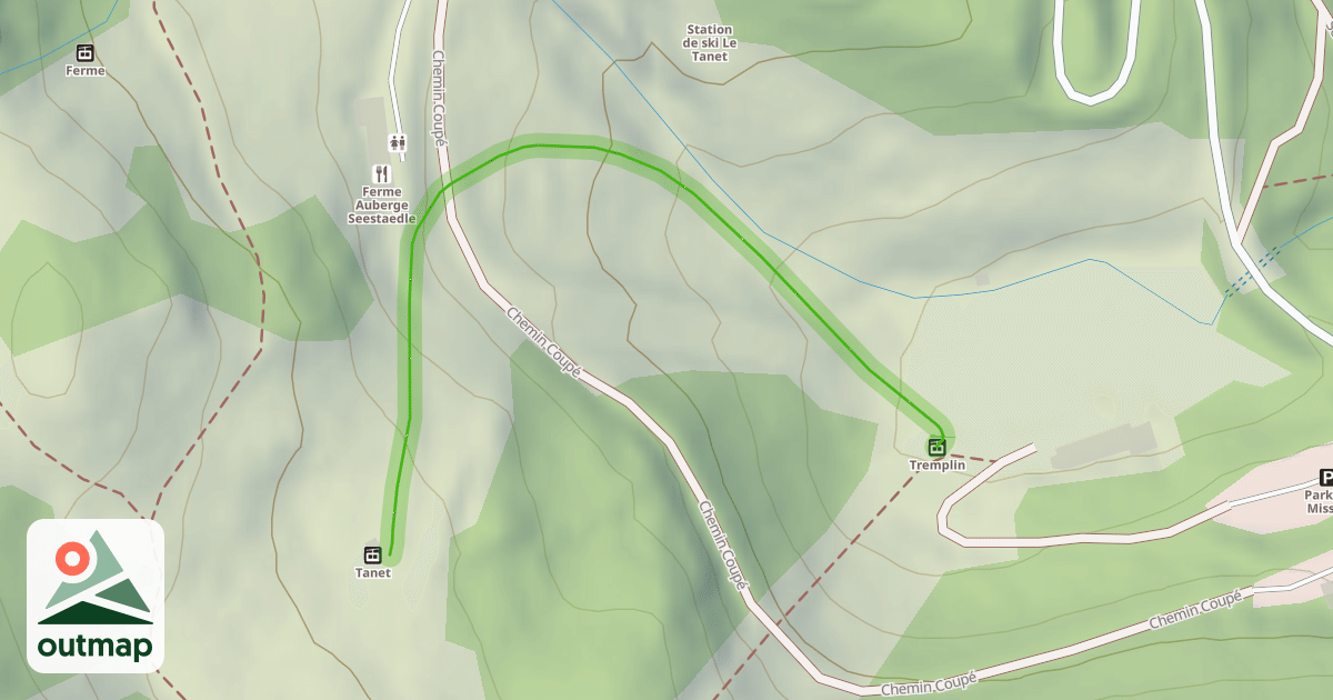Map of Les Myrtilles