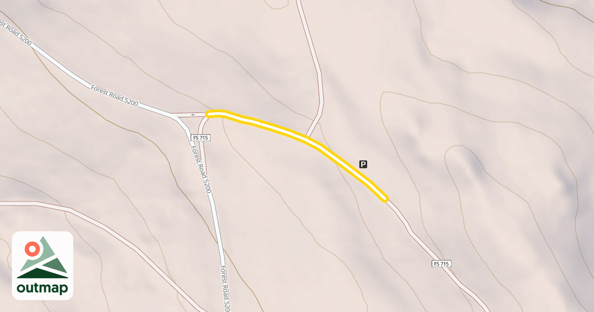 Map of Sugarloaf Lookout Road