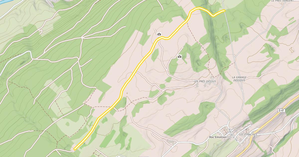 Map preview of Ronde des Fermes