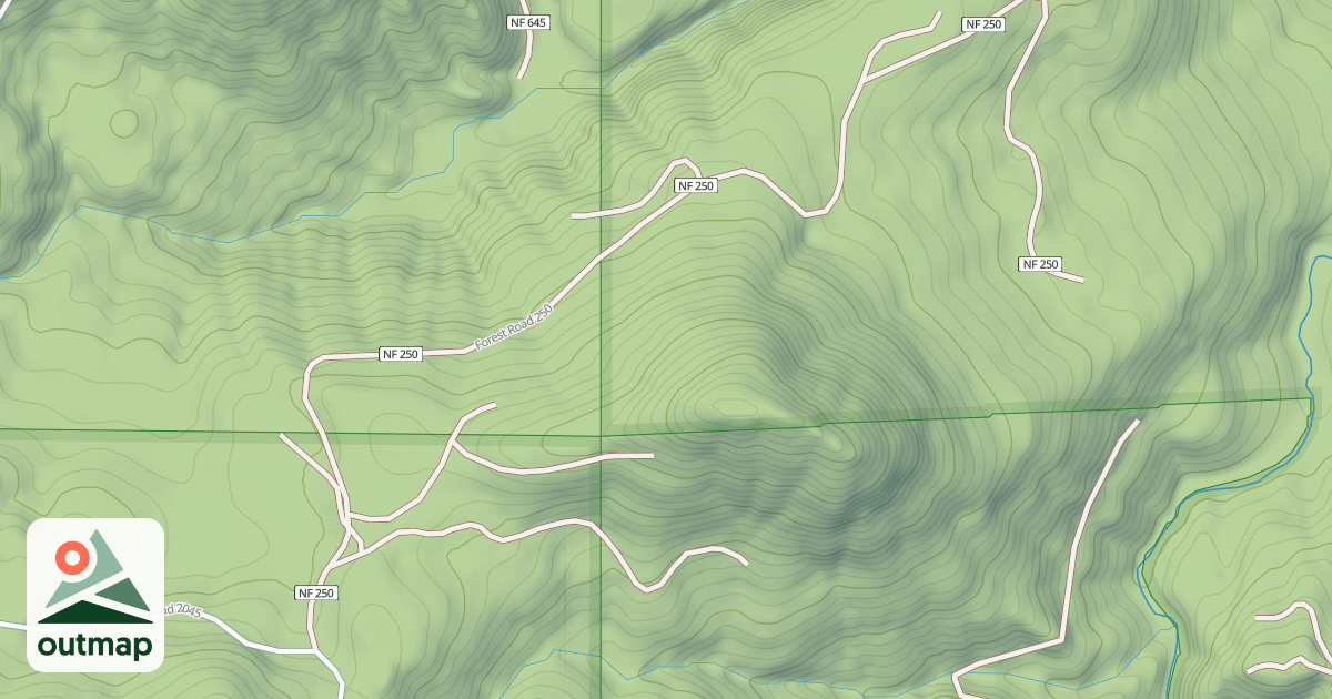 Map of BACHELOR RIDGE RD