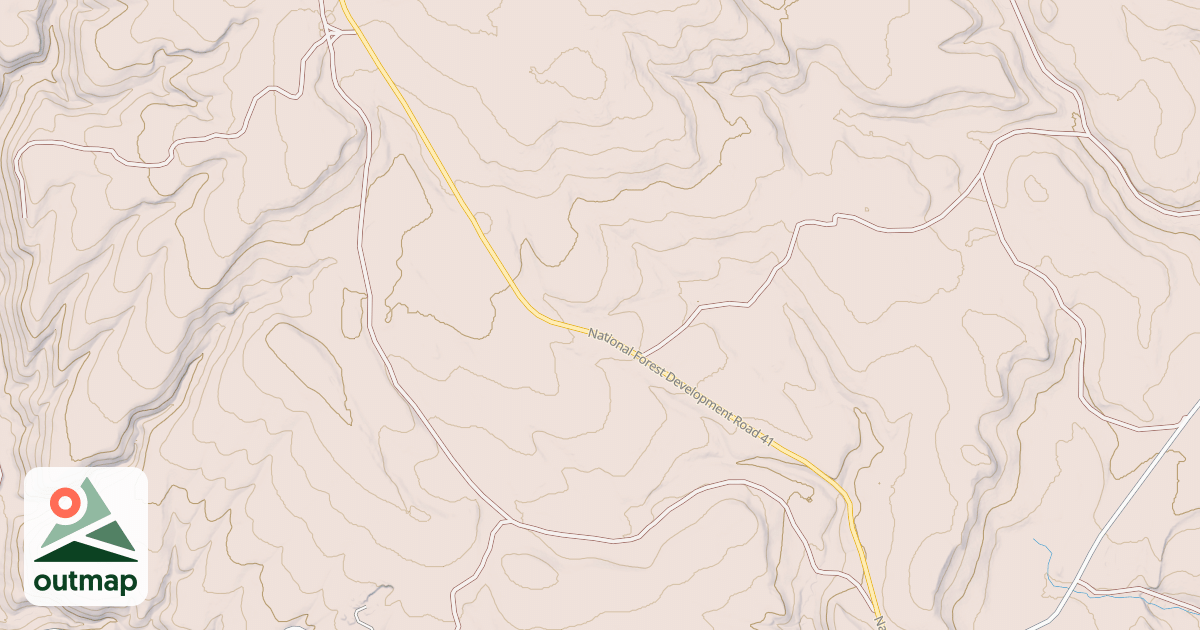 Map of USFS National Forest System Roads {1639448A-05ED-4A87-9644-981FA22A74A8}