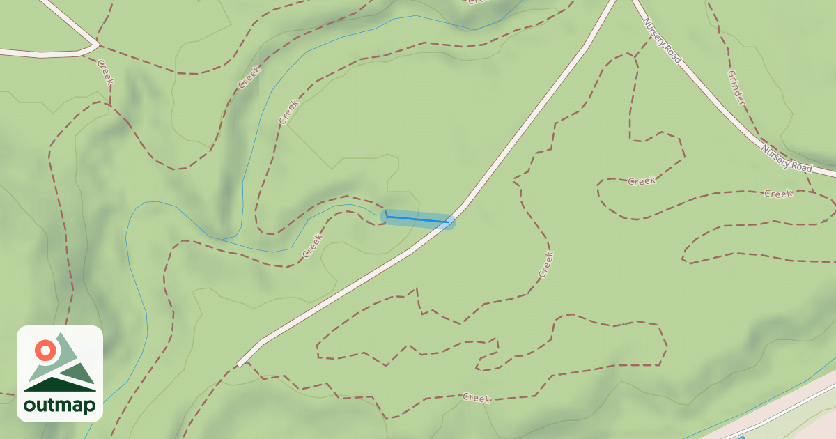 Map of Creek