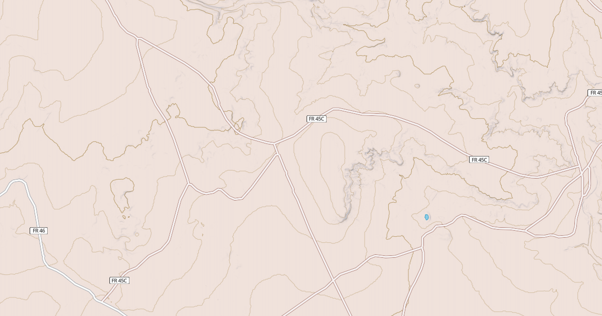 Map preview of USFS National Forest System Roads {D4706C4D-B4C1-4175-BA4D-4BE718B0029E}