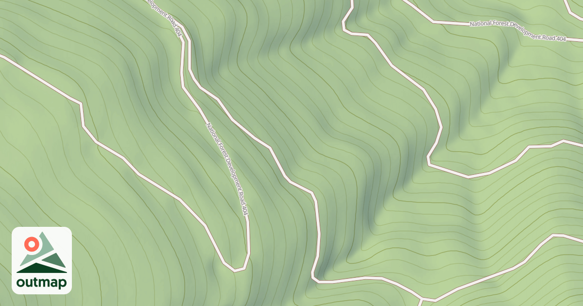 Map of BURNT MTN