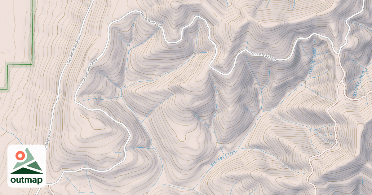 Map of USFS Motor Vehicle Use Map Roads {FA6A4787-59ED-47F1-BF0C-6CD218667D63}