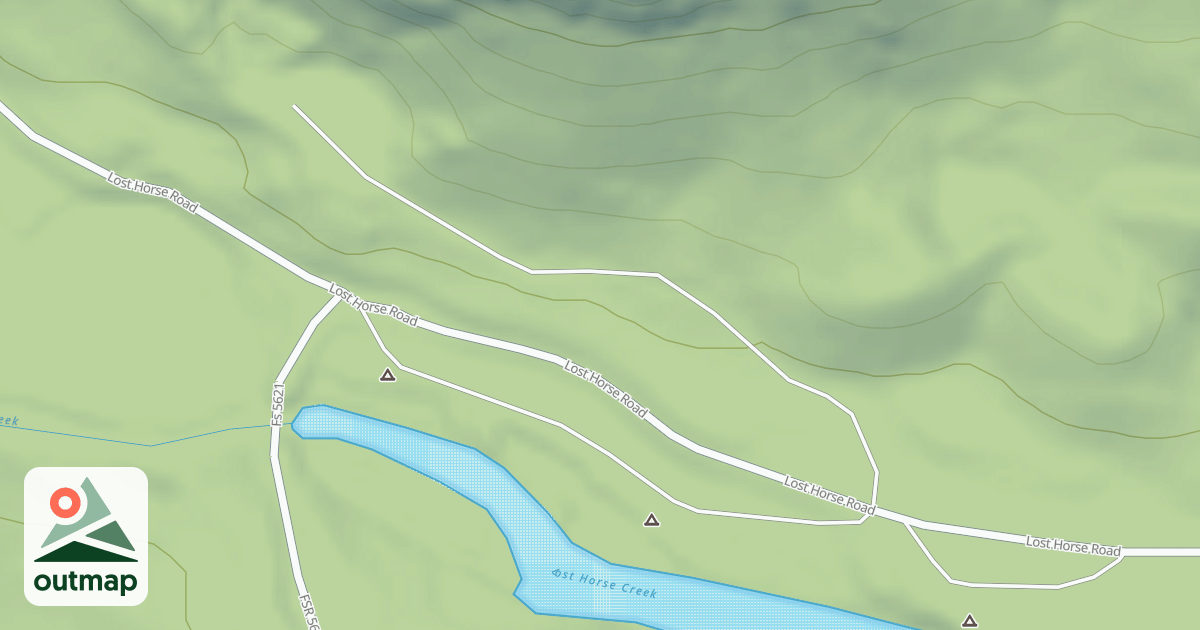 Map of (FDR) LOST HORSE
