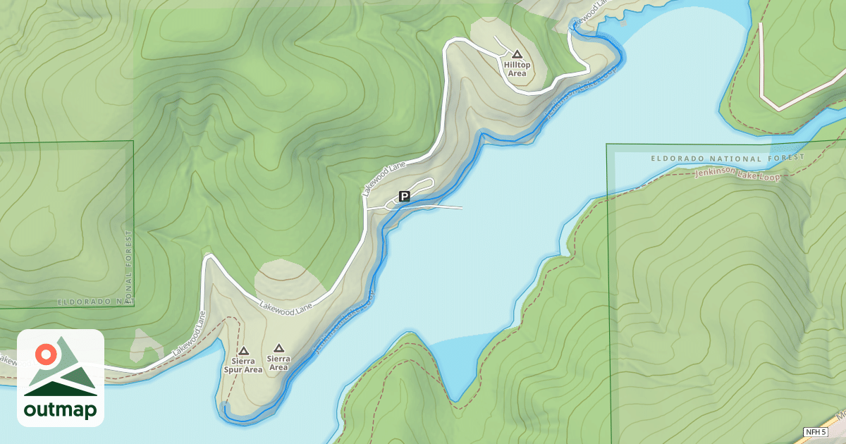 Map of Jenkinson Lake Loop