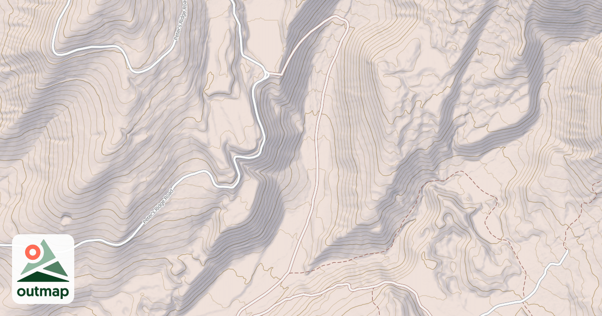 Map of USFS Motor Vehicle Use Map Trails 4404