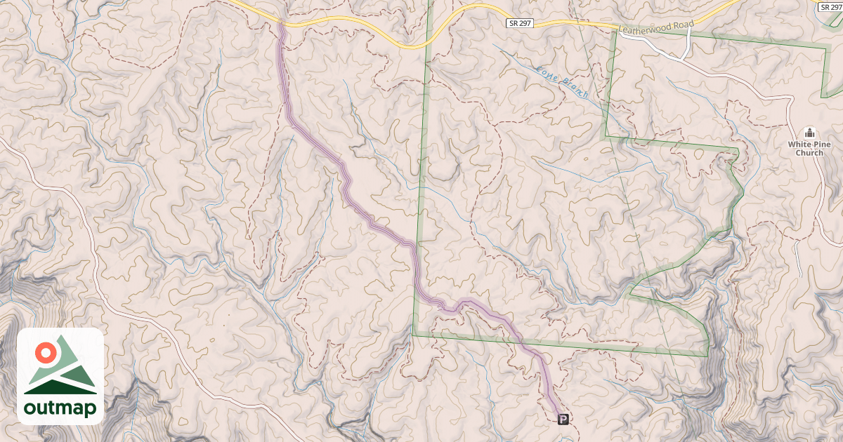 Map of Gar Blevins Road