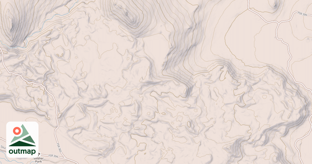 Map of USFS Motor Vehicle Use Map Trails 4330