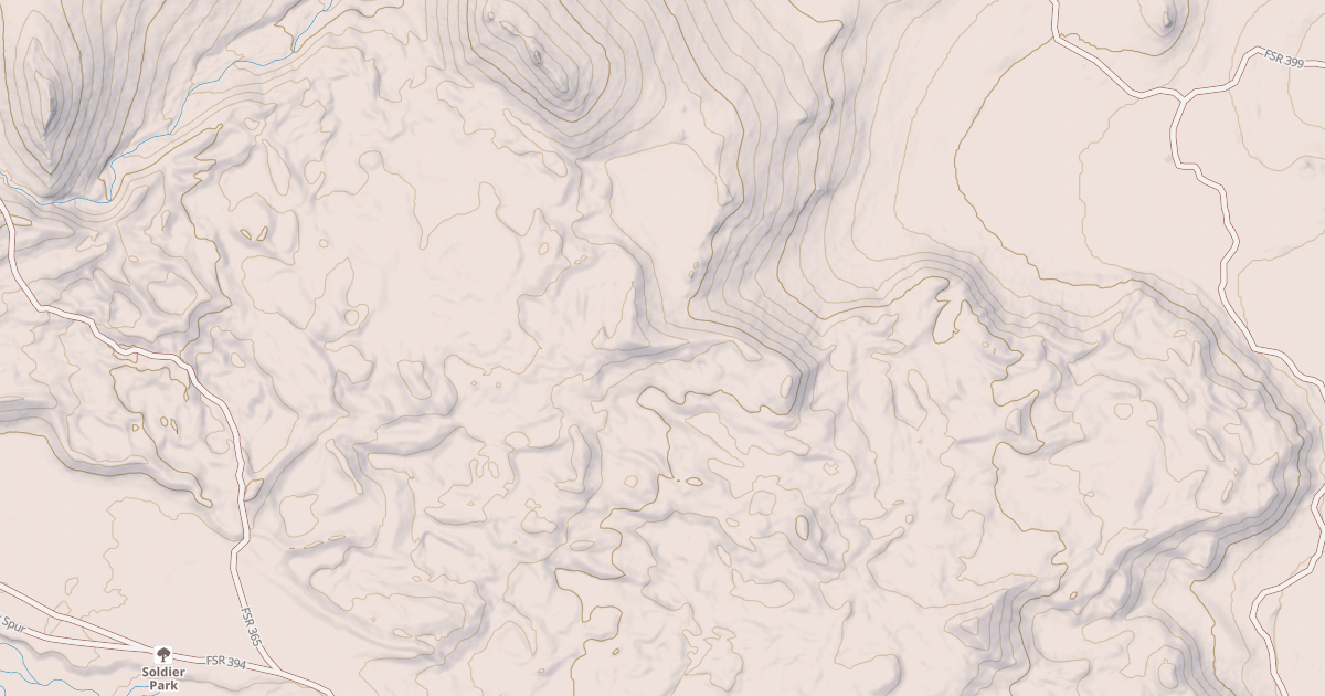 Map preview of USFS Motor Vehicle Use Map Trails 4330