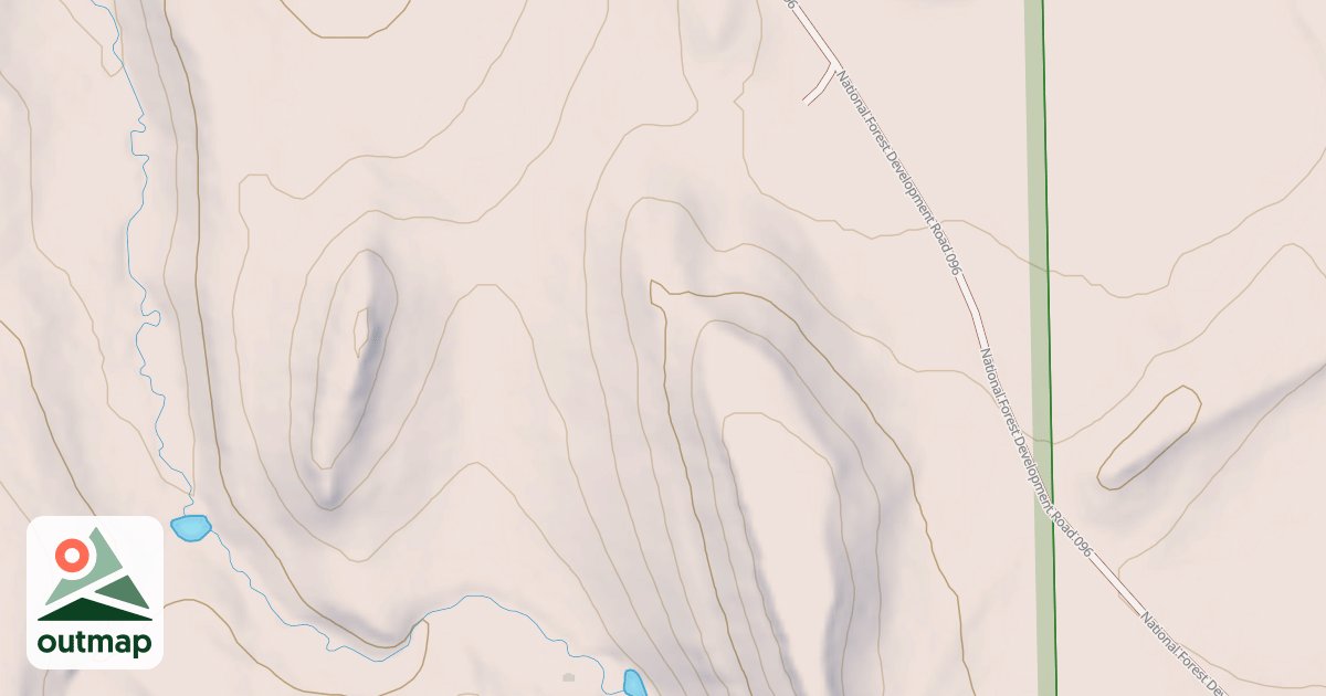 Map of BLACKRIDGE  CABIN SPUR A