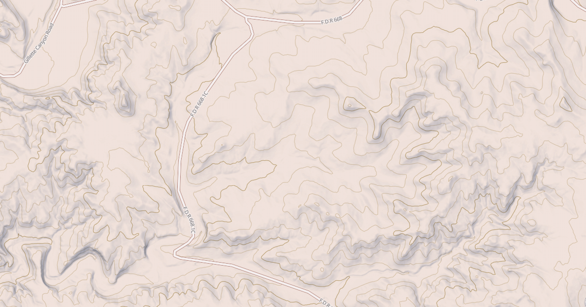 Map preview of HAY DRAW FORKS