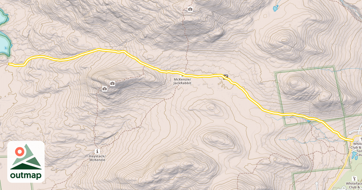 Map of Jackrabbit Trail