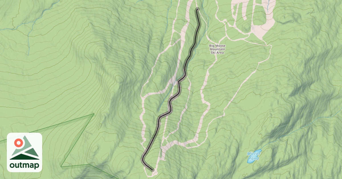 Map of Moose River