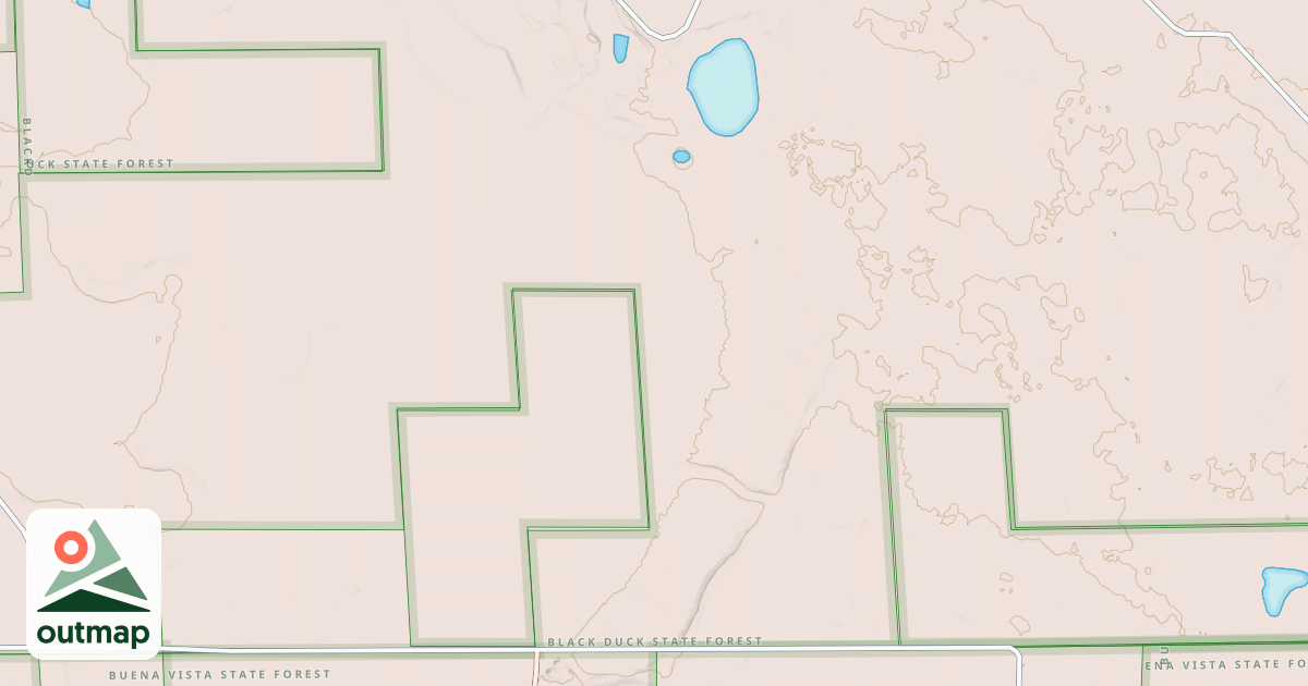Map of BAUMGARTNER LAKE
