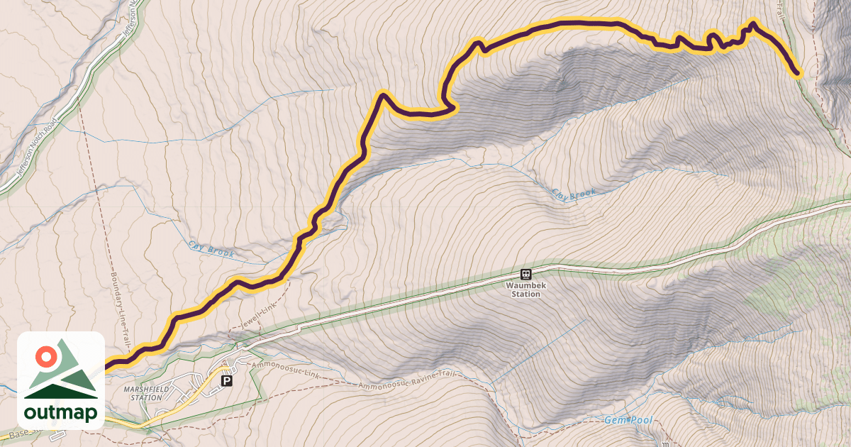 Map of Jewell Trail