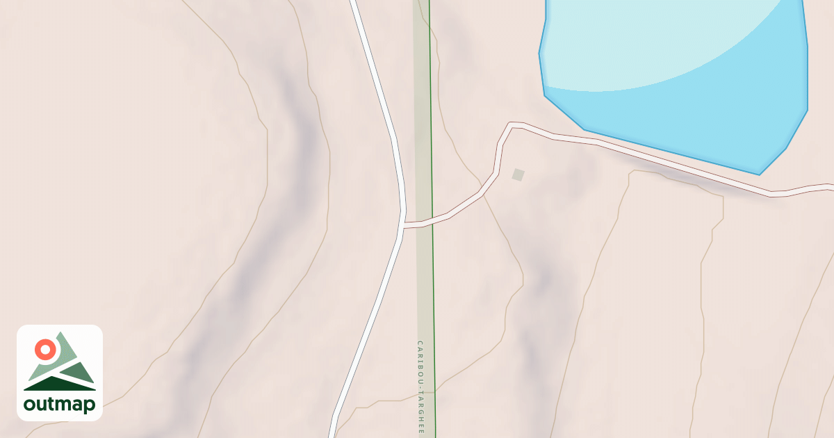 Map of BARTLETT LAKE ACCESS