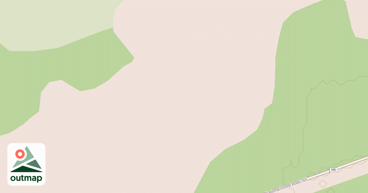Map of FRANKLIN SPUR