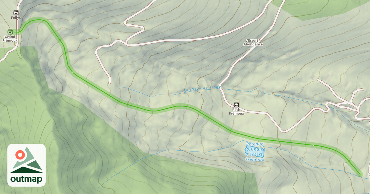 Map of Grand Frémoux