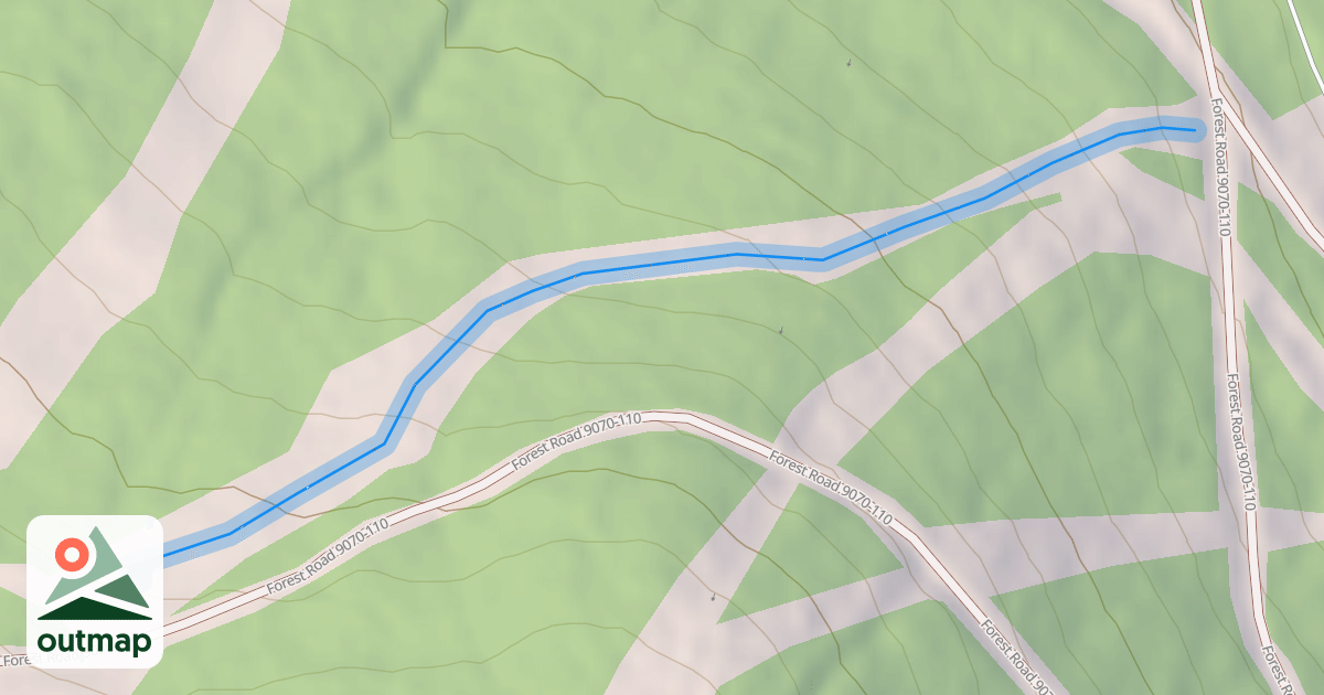 Map of Sarrah's Run